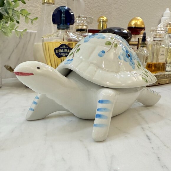 Vintage Other - Vintage Rare 2-piece Turtle Soap/Trinket dish made in Portugal